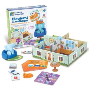 Elephant in the Room Positional Words Activity Set