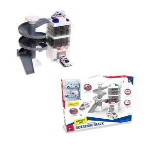 Emergency Parking Garage with Lights, Sounds & Cars