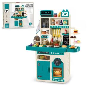 Green Kitchen with Lights, Sounds & Accessories