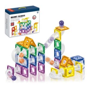 Magnetic Tiles with Track Ball 84pc