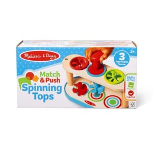 Match & Push Spinning Tops