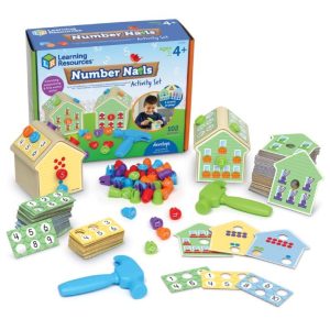 Number Nails Interactive Activity Set