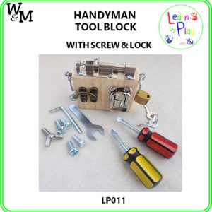Handyman Tool Block with Screws & Locks