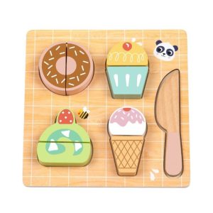 Cutting Desserts Tray
