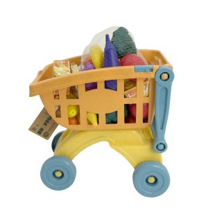 Eco-Friendly Shopping Trolley & Play Food Set