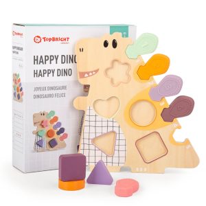 Happy Dinosaur Wooden Shape Sorter
