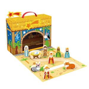Wooden Nativity Story Box Play Set