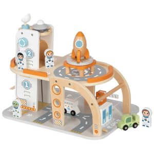 Wooden Space Station Play Set