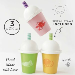 Wooden Take-Away Smoothie Trio