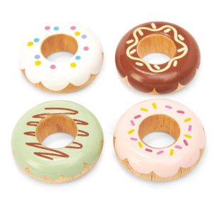 Wooden Doughnut Set 4pc