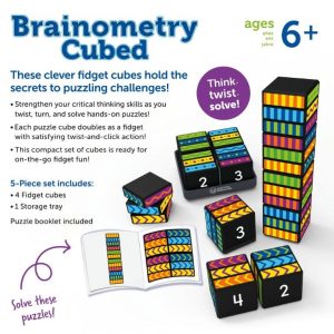 Brainometry Fidget Cube Puzzle Game
