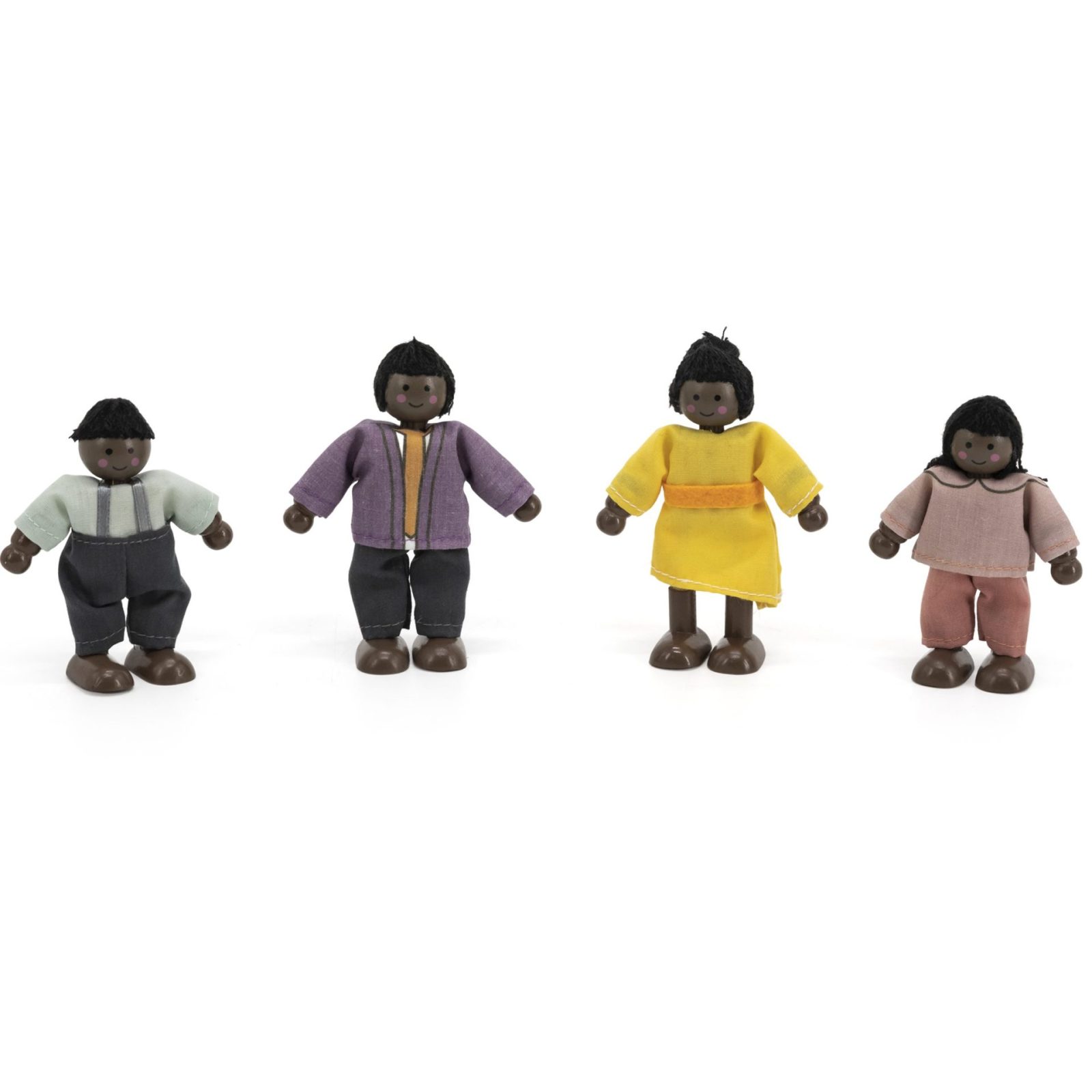 African Doll House Family