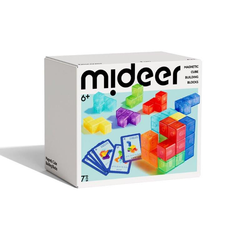 Magnetic Cube Building Blocks 3D Game with Activity Cards