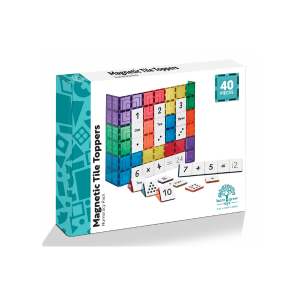 Magnetic Tiles Toppers Numeracy Pack 40pc