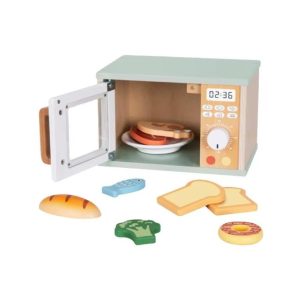 Wooden Microwave Playset
