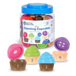 Mini Counting Cupcakes 40pc