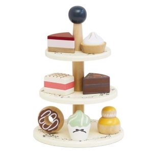 Wooden 3-Tier Cake Stand