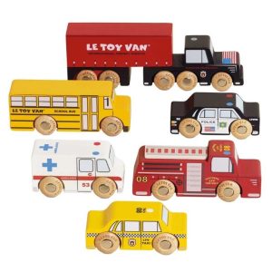 Wooden American Car Set