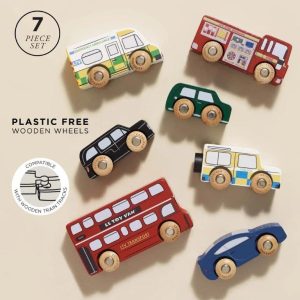Wooden London Car Set