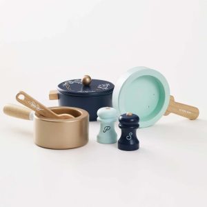 Wooden Pots & Pans 7pc