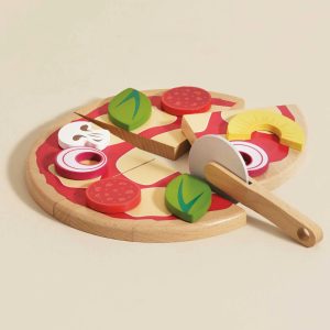 Wooden Sliceable Pizza