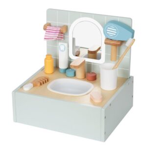 Wooden Pretend Bathroom Play Set