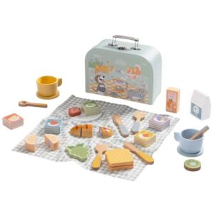 Picnic Basket & Food Set 31pc